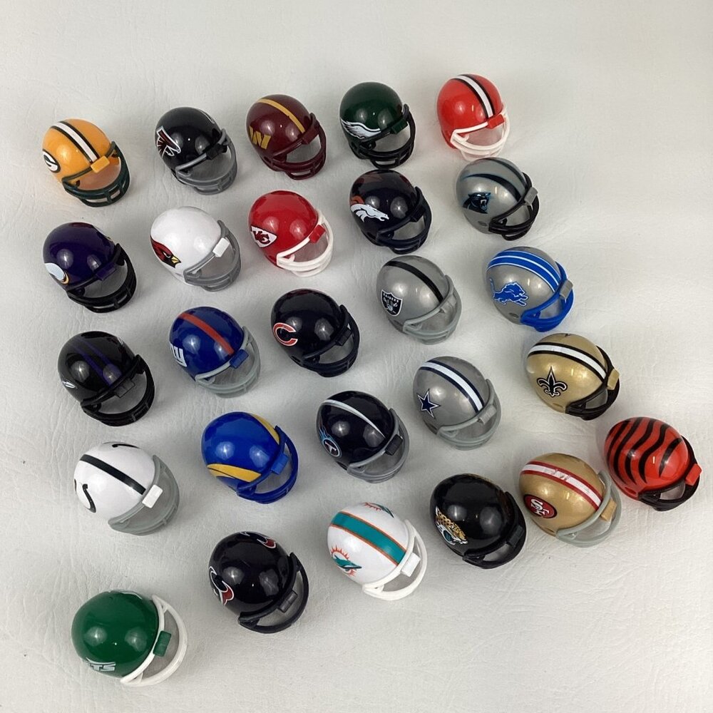 Riddel Miniature NFL Football Helmet 26 Teams Set Replica Team Logo 2" Mini Lot - Picture 2 of 6